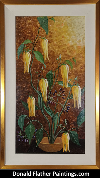 Click here for a larger image of this original floral painting to save for custom picture framing options